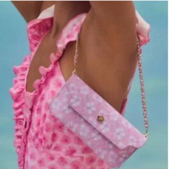 Love Shack Fancy NWT small tote bag gold chain strap - Picture 1 of 9